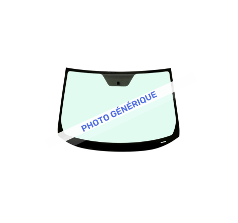 Pare-brise vert dégradé gris encapsulé