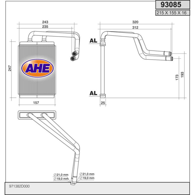 Radiateur de chauffage