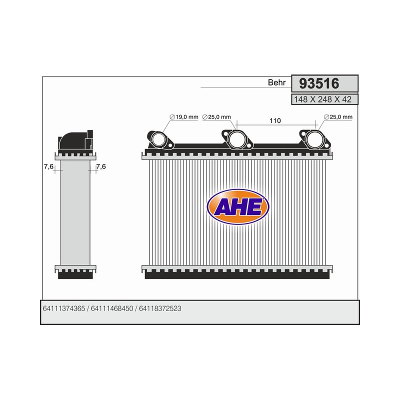 Radiateur de chauffage
