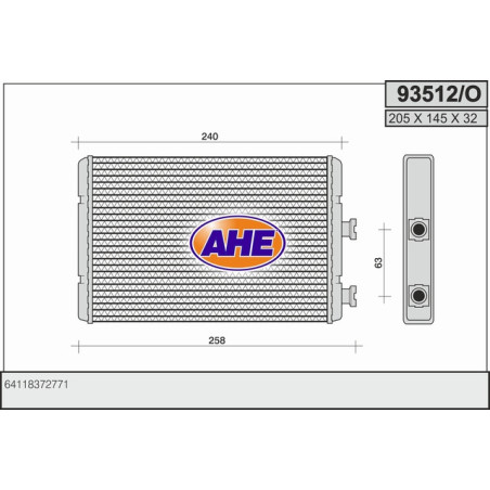 Radiateur de chauffage
