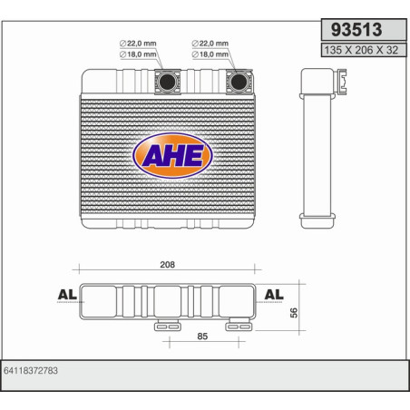 Radiateur de chauffage