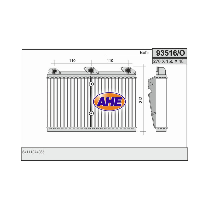 Radiateur de chauffage