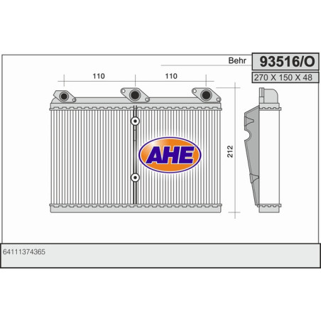 Radiateur de chauffage