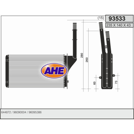 Radiateur de chauffage