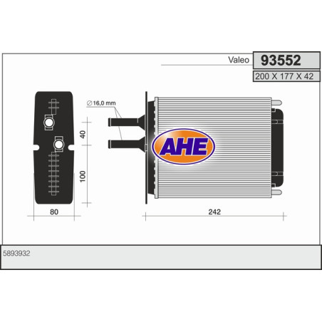 Radiateur de chauffage