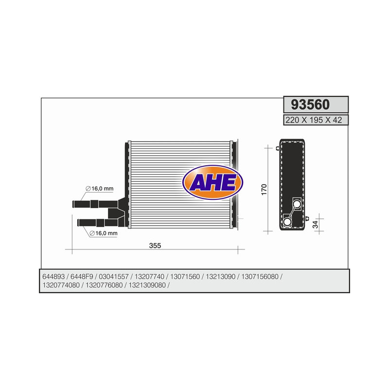 Radiateur de chauffage