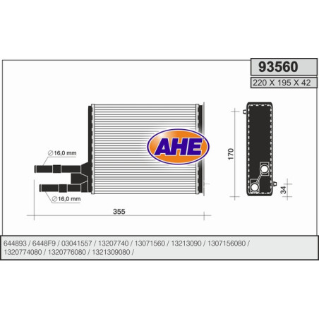 Radiateur de chauffage