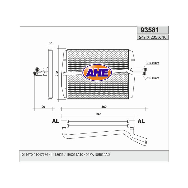 Radiateur de chauffage