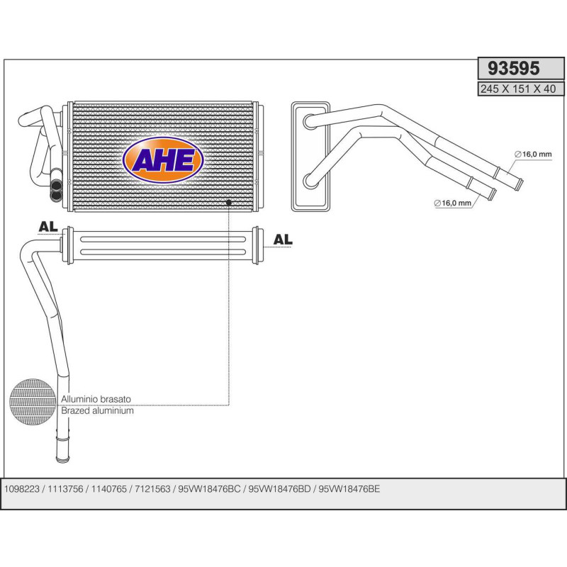Radiateur de chauffage