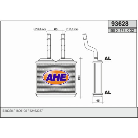 Radiateur de chauffage