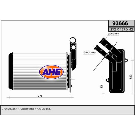 Radiateur de chauffage
