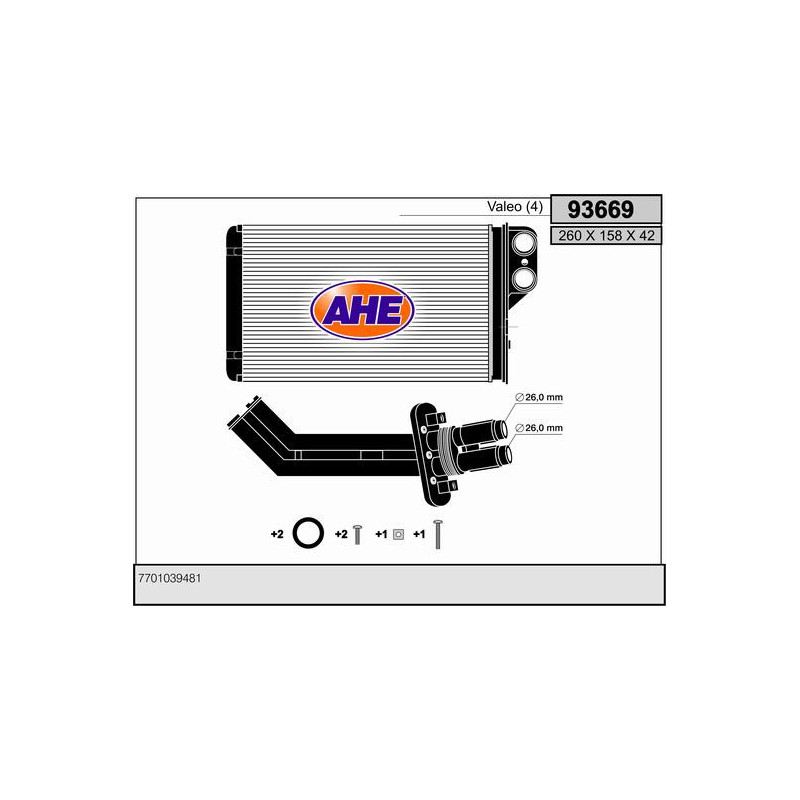 Radiateur de chauffage