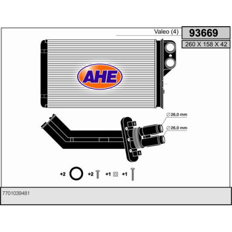 Radiateur de chauffage