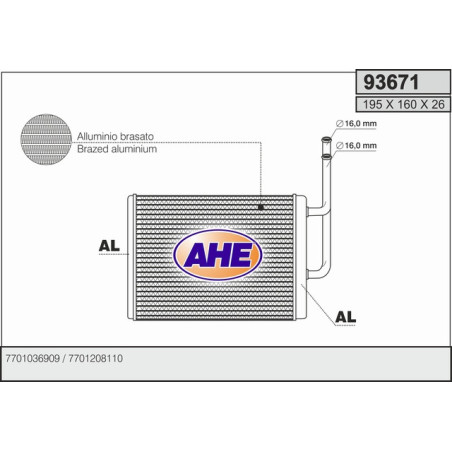 Radiateur de chauffage