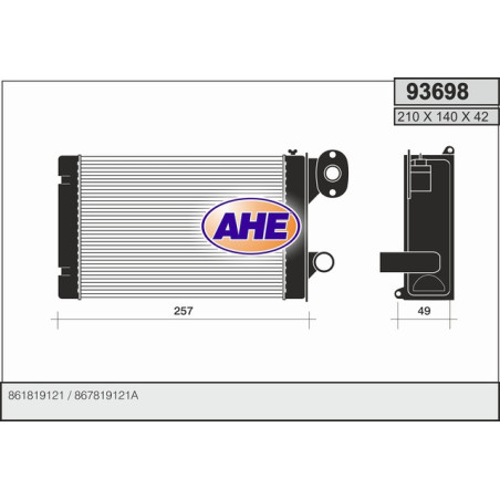 Radiateur de chauffage