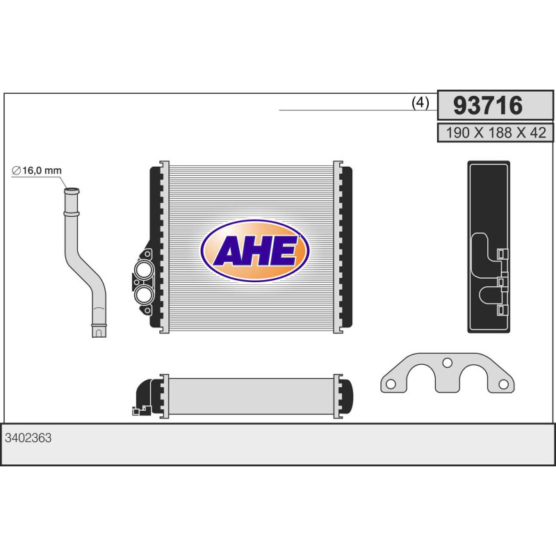 Radiateur de chauffage