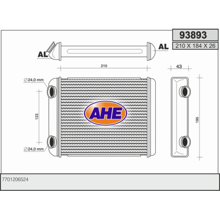 Radiateur de chauffage