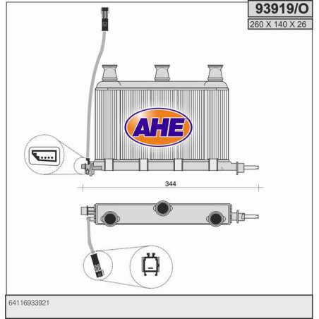 Radiateur de chauffage