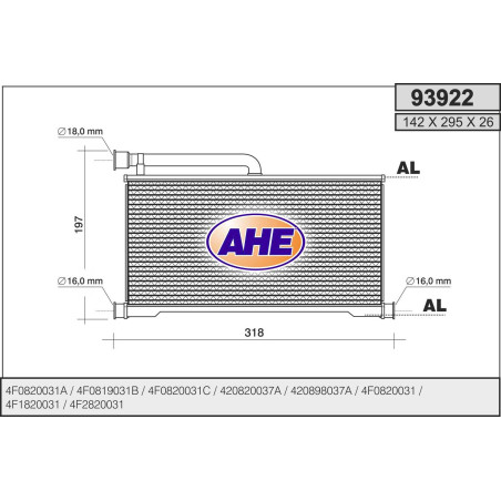 Radiateur de chauffage