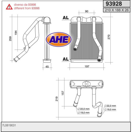 Radiateur de chauffage