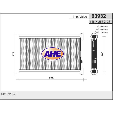 Radiateur de chauffage