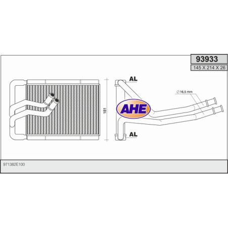 Radiateur de chauffage