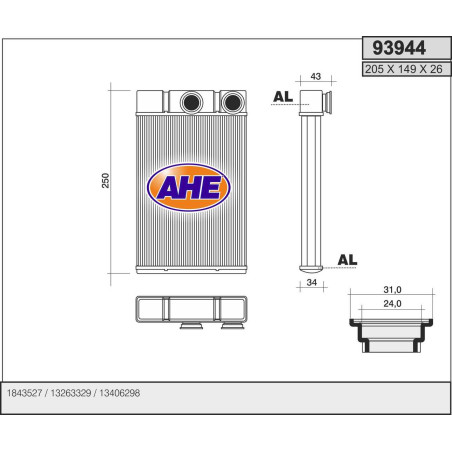 Radiateur de chauffage