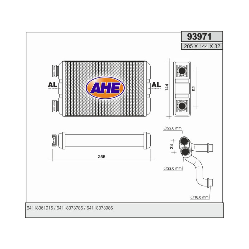 Radiateur de chauffage