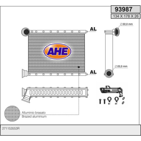 Radiateur de chauffage