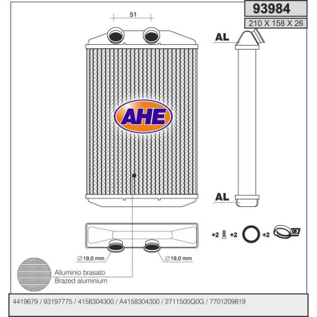 Radiateur de chauffage