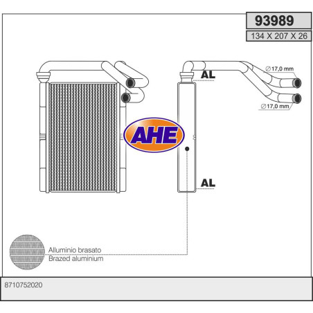 Radiateur de chauffage