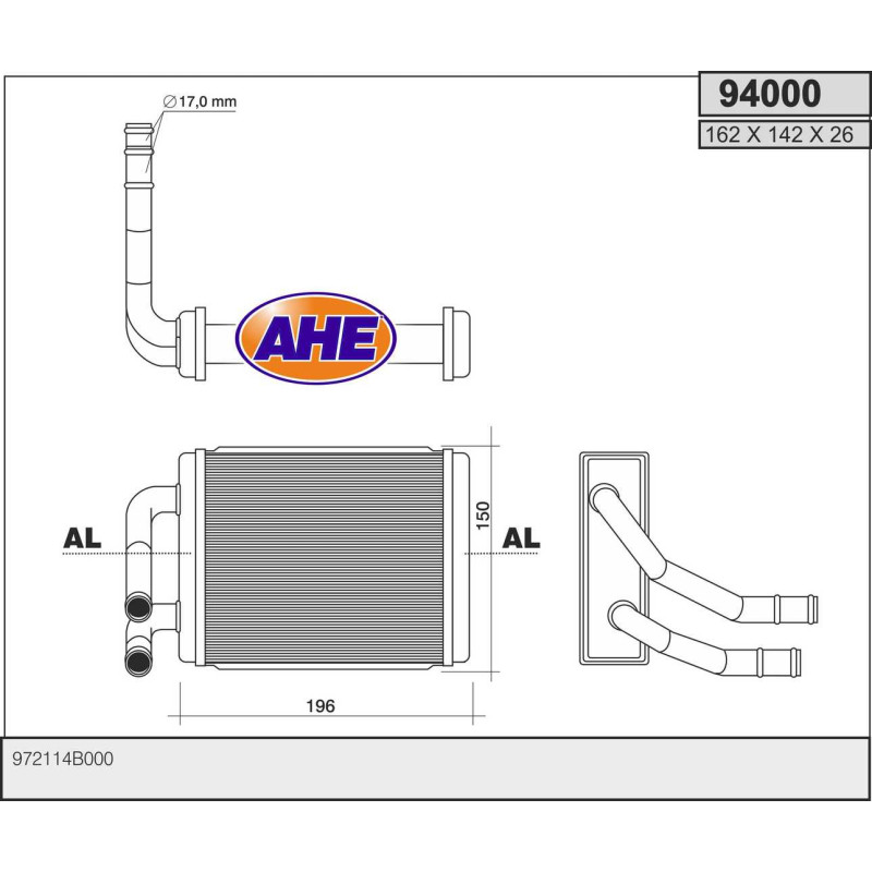 Radiateur de chauffage