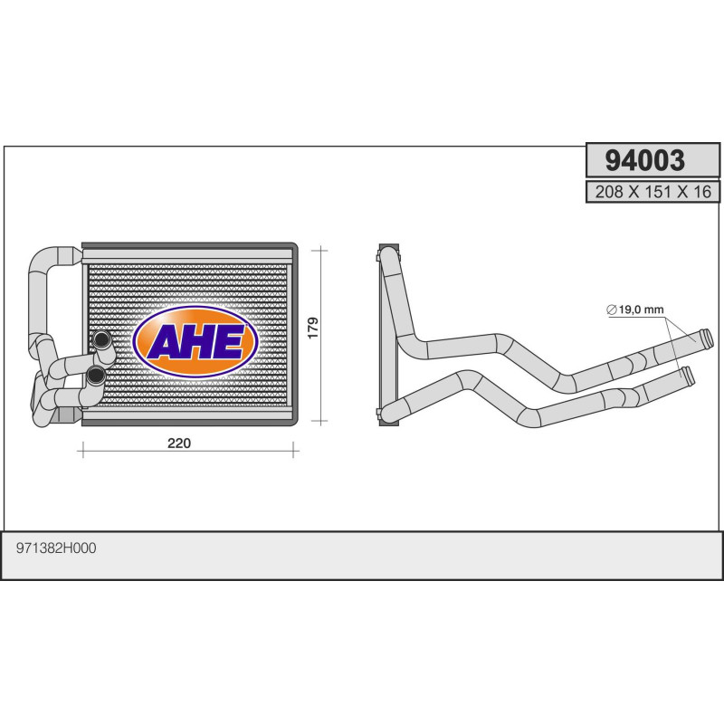 Radiateur de chauffage