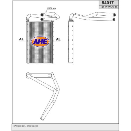 Radiateur de chauffage