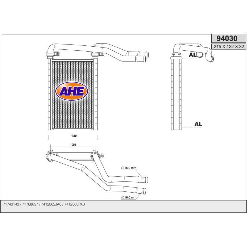 Radiateur de chauffage