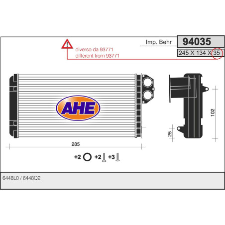Radiateur de chauffage