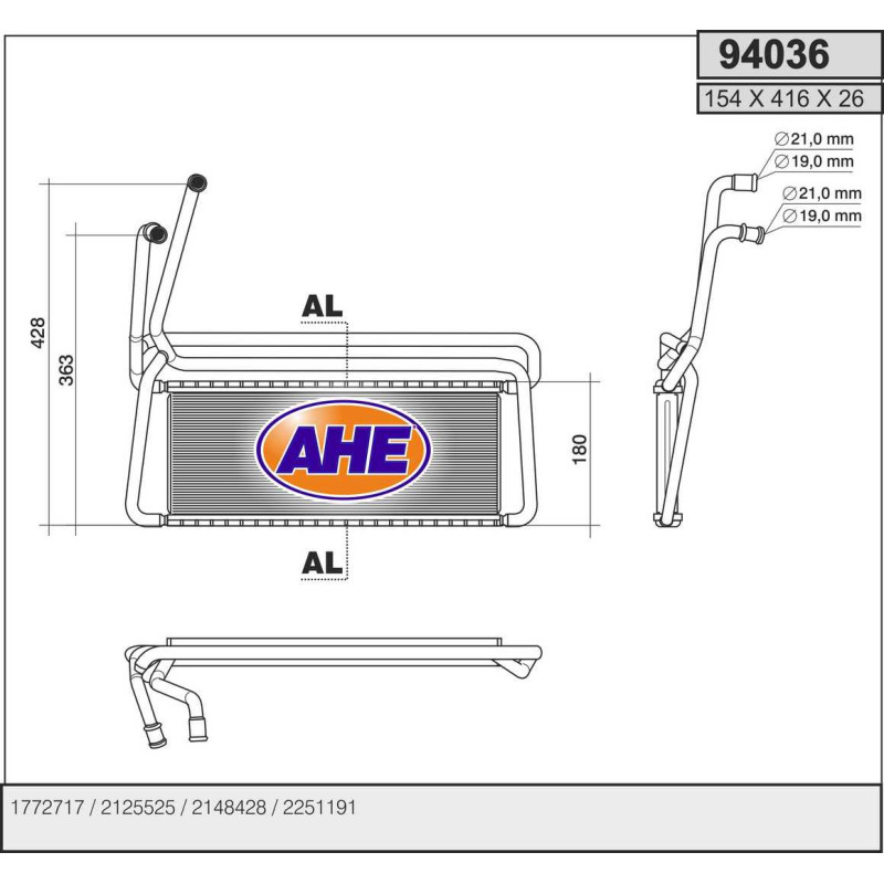 Radiateur de chauffage