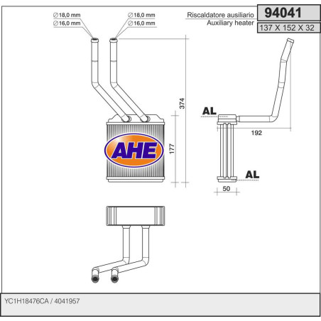 Radiateur de chauffage