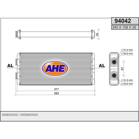 Radiateur de chauffage
