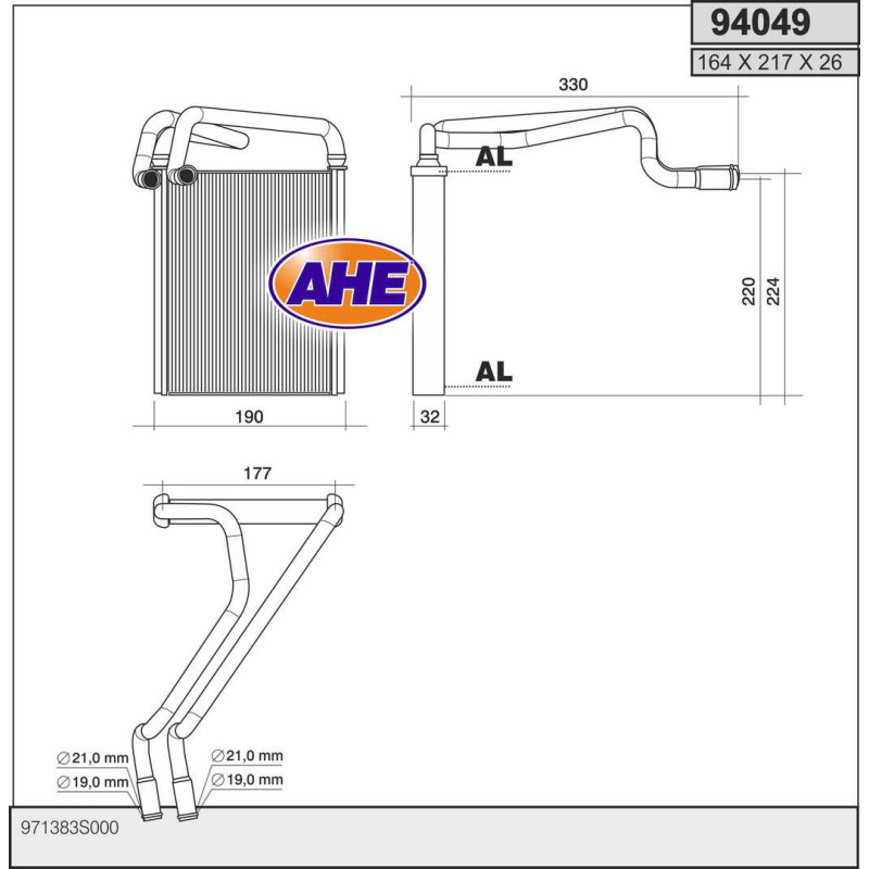 Radiateur de chauffage