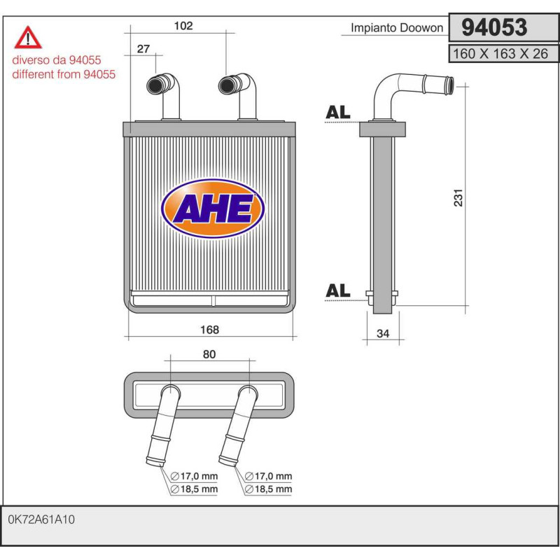 Radiateur de chauffage