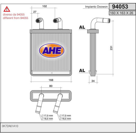 Radiateur de chauffage