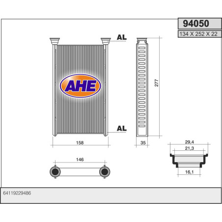 Radiateur de chauffage