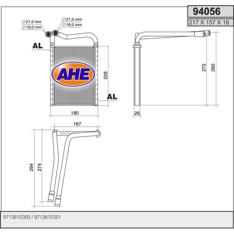 Radiateur de chauffage
