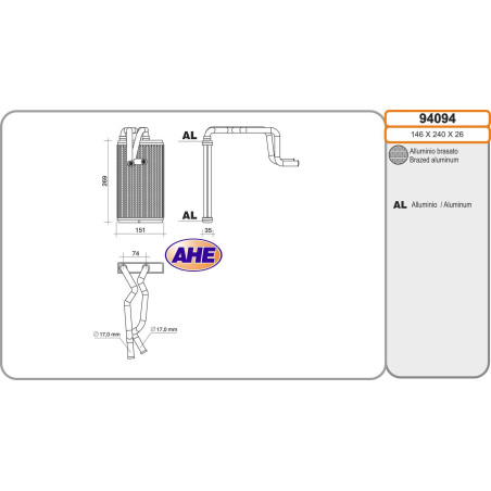 Radiateur de chauffage