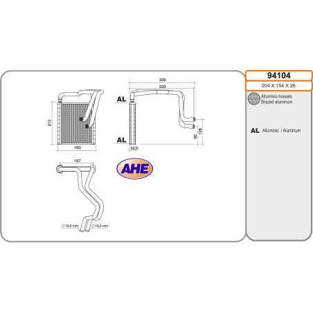 Radiateur de chauffage