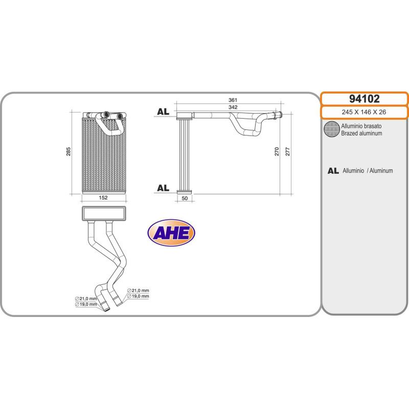 Radiateur de chauffage
