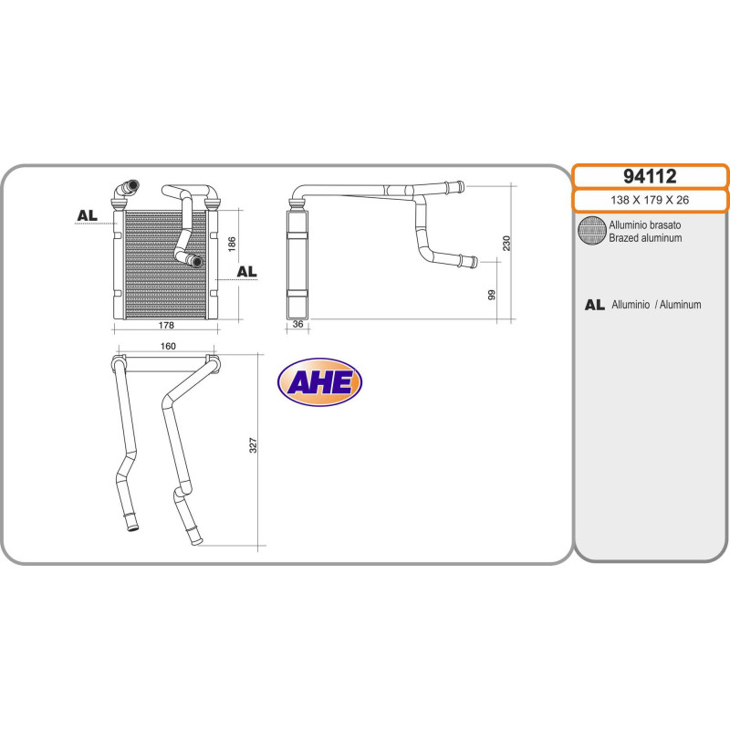 Radiateur de chauffage