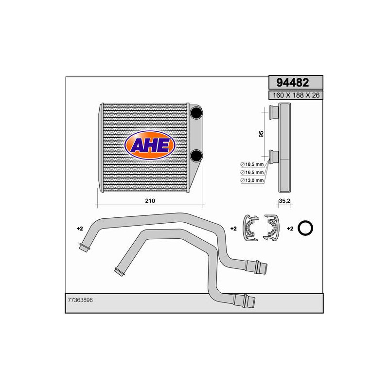 Radiateur de chauffage