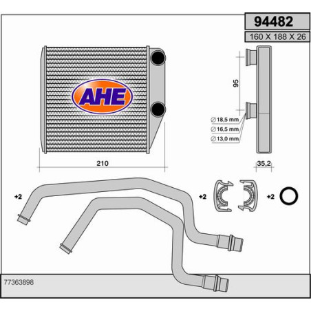 Radiateur de chauffage